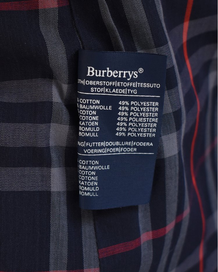 Trench Coat Burberry original vintage azul masculino